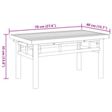 Coffee Table 70x40x35 cm Bamboo 366468