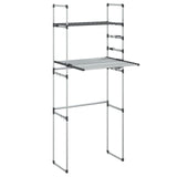 Washing Machine Shelf 77x52x192 cm Aluminium 154608