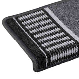 Self-adhesive Stair Mats 15 pcs Anthracite 65 x 21 x 4 cm 42011455