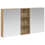 Bathroom Cabinet Set 3 pcs 130 x 14.5 x 70 cm Engineered wood 3403767
