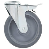 24 pcs Bolt Hole Swivel Casters 125 mm 277899
