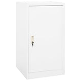 Saddle Cabinet White 53x53x105 cm Steel 339603