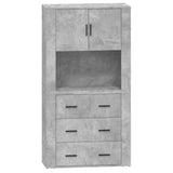 Highboard Concrete Grey Engineered Wood 3185387
