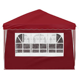 Pop-up Party Tent 575 x 288 x 245 cm Burgundy 42019807