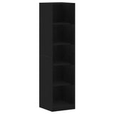 Wardrobe with Shelf Black Oak 50 x 50 x 200 cm Engineered Wood 3345123