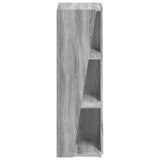 Side Shelf Grey Sonoma 33 x 32 x 100.5 cm Engineered Wood 892423