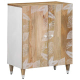 ZNTS Sideboard 60x33.5x75 cm Solid Wood Mango 4018666