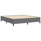 Box Spring Bed Light Grey 180 x 200 cm Velvet 42006982