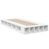 Bed Frame without Mattress White 75x190 cm Small Single 3280531