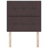 Headboard Height Adjustable Manual Dark brown 80 cm Fabric 3337785
