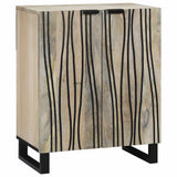 Bathroom Furniture Set with Drawer 3 pcs White Engineered Wood 3310047
