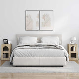 Bedside Table 2 pcs Sonoma Oak 29.5 x 33.5 x 50 cm 891229