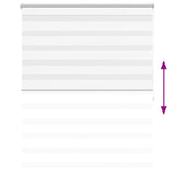 Zebra Blind 120 x 175 cm White 240214