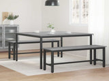 Dining Tables 110 x 110 x 75 cm METAL 892641