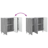 Sideboard Grey Sonoma 89 x 34.5 x 82 cm Engineered Wood 894421