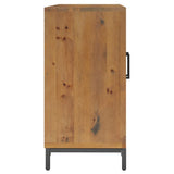 Sideboard Brown 75x35x70 cm Solid Pinewood 349923