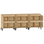 Sideboards 3 pcs Sonoma Oak 60x35x70 cm Engineered Wood 3185778