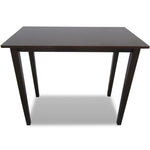 ZNTS Wooden Bar Table Brown 241703