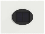 Solar LED Pathway Light 2 pcs White Cold Rolled Steel 879787