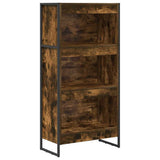 Book Cabinet Smoke Oak 60 x 30 x 121 cm Engineered Wood 886392