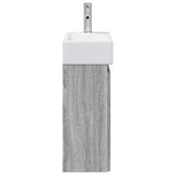 Bathroom Vanity Unit with Tap Grey Sonoma 45.5 x 25.5 x 84 cm 889497
