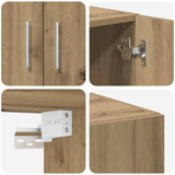 Storage Cabinet 3 pcs Artisan Oak 3365633