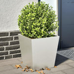 ZNTS Garden Planters 40x40x40 cm 2 pcs Stainless Steel 851061