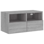 5 Piece TV Wall Units Grey Sonoma Engineered Wood 3216516