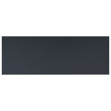 Window Sill Anthracite with wood grain 120 x 50 x 4.5 cm PVC 42046989