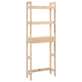 Toilet Rack 63x26x171 cm Solid Wood Pine 824658