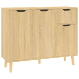 ZNTS Sideboard Sonoma Oak 90x30x72 cm Engineered Wood 326816