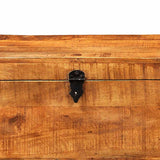 Storage Chest Set 2 Pieces Rough Mango Wood 241634