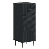 Bathroom Storage Cainet HAARLEM Black 30 x 31 x 80 cm 896826
