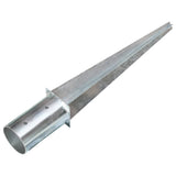 Ground Spikes 6 pcs Silver 8x61 cm Galvanised Steel 145430