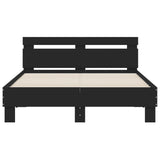 Bed Frame without Mattress Black 135x190 cm Double 3207442