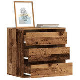 Corner Chest of Drawers Old Wood 60x41x58 cm Engineered Wood 852850