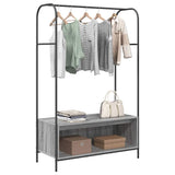 Clothes Rack Grey 100 x 44 x 160 cm Engineered Wood 868454