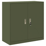 Storage Cabinet Olive Green 90 x 40 x 90 cm Steel 891644