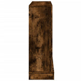 Fireplace Surround Smoked Oak 100x30x87.5 cm Engineered Wood 854566