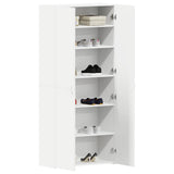 Shoe Cabinet with Door White 80 x 35.5 x 180 cm Engineered wood 3333836