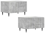 TV Cabinet Concrete Grey Engineered Wood 896458