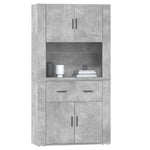 Highboard Concrete Grey Engineered Wood 3185371