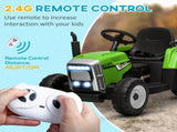 Ride On Tractor, Battery Powered Electric Car, with Detachable Trailer, Remote Control, Music T3398P348360