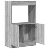 Highboard Grey Sonoma 63x33x100 cm Engineered Wood 855102