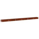 Raised Garden Bed Rusty 600 x 40 x 24 cm corton 8006380