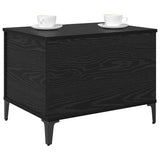 Coffee Table Black Oak 60 x 44.5 x 45 cm Engineered Wood 881173