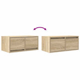 TV Cabinets 2 pcs Sonoma Oak 60x31x25.5 cm Engineered Wood 861495