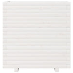 Garden Planter White 70x40x72.5 cm Solid Wood Pine 3282590