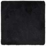 Shaggy Rug High Pile NAVARRA Black 200x200 cm Polyester 4102878
