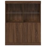 Sideboard Brown Oak 81x37x100 cm Engineered Wood 3318623